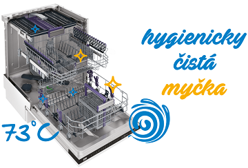 Beko DFS 28131 W čištění myčky